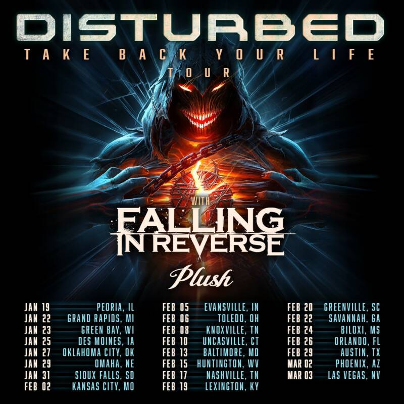 Disturbed & Falling In Reverse LIVE in Kansas City Q102 Springfield's